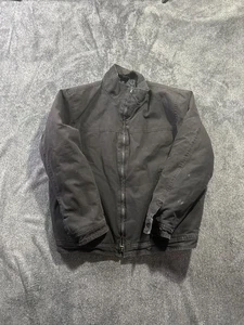 Chaqueta Rothco Para Hombre Mediana Negra Acolchada Forrada Lona Ropa de Trabajo Abrigo con Cremallera - Imagen 1 de 7