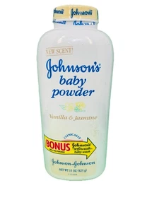 Polvo para bebé Johnson’s poco común descontinuado vainilla y jazmín 15 oz con loción extra - Imagen 1 de 4