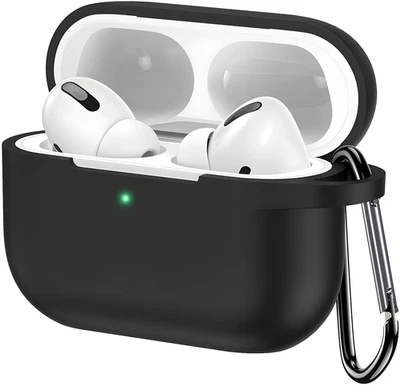 Avana Apple Airpods Pro Housse En Silicone Pour Écouteurs Sac Noir - Photo 1/4