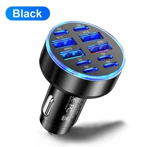 Adaptateur Secteur PD 10 Ports pour Voiture Charge Plusieurs Appareils Efficacem - Photo 1 sur 12