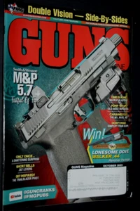 GUNS MAGAZINE "Smith & Wesson M&P 5.7 and DOUBLE VISION" Oct 2023, 66 Pages, New - Picture 1 of 3