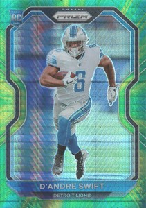 2020 Panini Prizm Football Hyper #358 D'Andre Swift /175