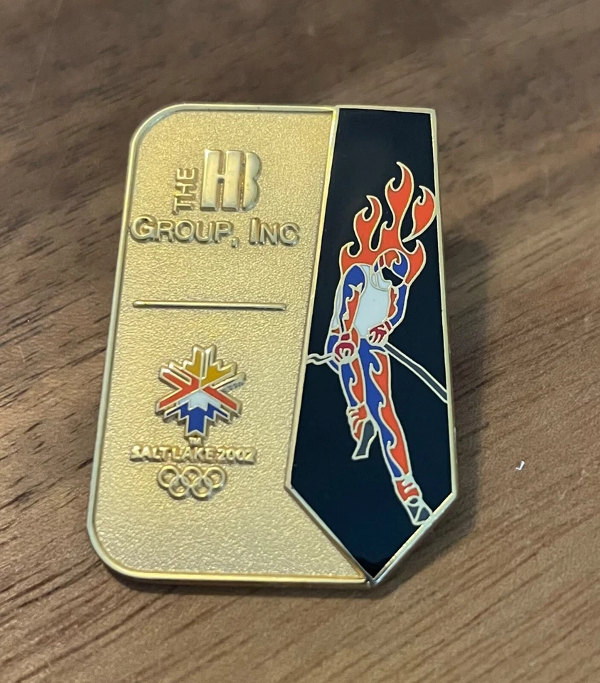 Salt Lake City 2002 HB Group Skier Olympic Pin - Image 1 of 1