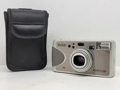 Vivitar PZ3815 DB Date Back 38-150mm Power Zoom 35mm film Point and Shoot Camera - Image 1 of 4