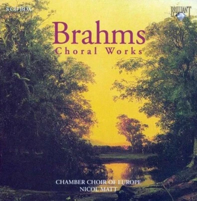 Brahms Choral Works NICOL MATT Brilliant Classics 8 CD Box New Sealed - Image 1 of 2