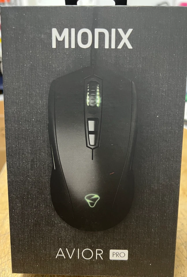 MIONIX Avior Pro Optical Sensor Gaming Mouse  1.8m Cable  Black - Image 1 of 3