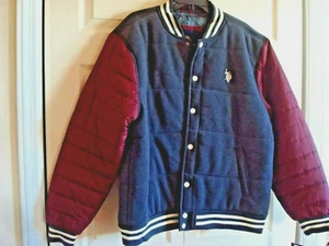 Men's Jacket Gray Size XL U. S. Polo Varsity New - Picture 1 of 2