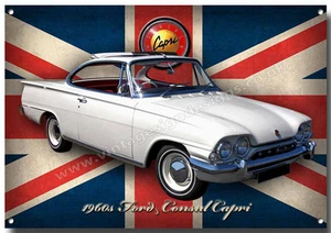 CONSUL CAPRI METAL SIGN,CLASSIC CARS,1960'S CARS.ICONIC VINTAGE CARS - Picture 1 of 1
