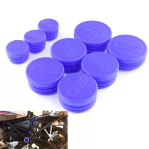 Juego de 9 enchufes de marco de plástico aptos para 2017-2018 BWM R 1200 GS R1200GS 2018 azul - Imagen 1 de 12