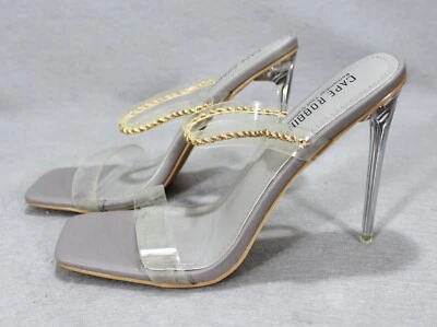 Salto alto stiletto sexy Cape Robbin Corinne feminino tamanho 9 - Imagem 1 de 4