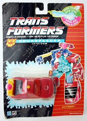 VERY RARE VINTAGE 1992 TRANSFORMERS AQUASPEEDER JETSTORM AUTOBOT NEW SEALED ! - Image 1 of 4