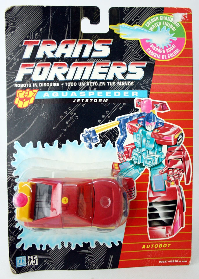 VERY RARE VINTAGE 1992 TRANSFORMERS AQUASPEEDER JETSTORM AUTOBOT NEW SEALED ! - Image 1 of 4