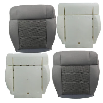 Cubierta de asiento inferior y cojín de espuma para conductor y pasajero para Jeep Wrangler 2008-2010 Foto 1 de 4