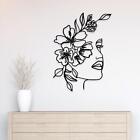 Metal Wall Art Female Body Line Art Silhouette Wall Sculpture for Home Bedroom