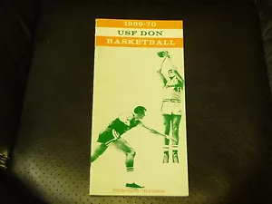 1969 1970 UNIVERSITY OF SAN FRANCISCO COLLEGE BASKETBALL MEDIA GUIDE - Picture 1 of 1