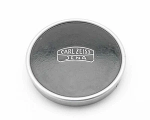 Tapa de lente frontal sin cordones de metal ID Carl Zeiss Jena Alemania 42 mm (#17994) - Imagen 1 de 4