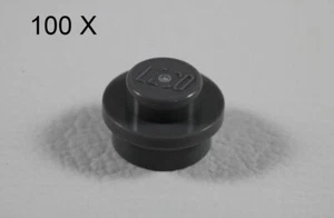 LEGO® Dark Gray Plate Round 1 x 1 Design ID 4073 .. - Picture 1 of 10