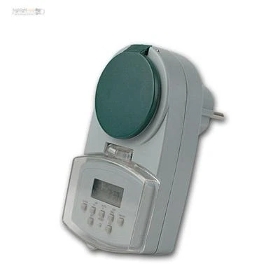 Wochen Zeitschaltuhr digital, für Aussen IP44, 2000W 230V Schaltuhr Zeitschalter - Bild 1 von 4