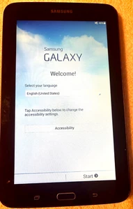 Samsung Galaxy Tab E Lite 7" ANDROID TABLET 8GB Wi-Fi (Black) SM-T113 - Picture 1 of 8