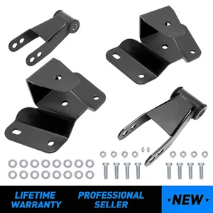 4" Drop Kit Leveling Lowering Shackles Hangers For 1973-1996 Ford F150 F100 - Bild 1 von 21