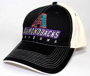 MLB San Arizona Dimondback  baseball hat cap, Cotton , 1SFA - clr: Black / White - Picture 1 of 1