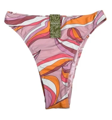 Cupshe Bikini Bottom M Medium Med Tropical Summer Cheeky Resort Vacation Beach - Image 1 of 4