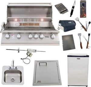 Lion Premium Grill 40" Grill Package in Liquid Propane 10pc combo #122 - Picture 1 of 6