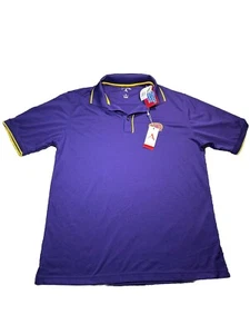 NWT New North Alabama Lions Polo Mens Sz M UNA College Football Purple Antigua - Picture 1 of 15