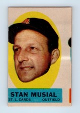 1963 Topps #NNO Stan Musial Peel-Offs Excellent