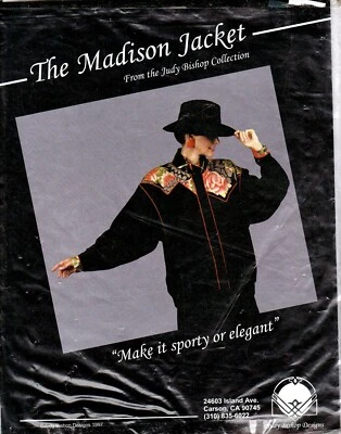 VTG INDEPENDENT DESIGNER JUDY BISHOP Madison Jacket Wearable Art Sizes XS to XXL - Image 1 of 2