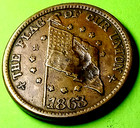 1863 CWT Flag of Our Union/If Anybody Attempts to Tear It Down Shoot Him Dix