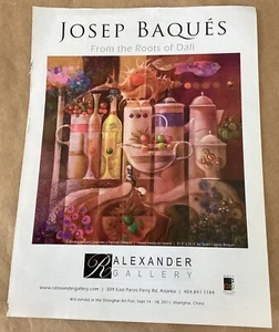 Josep Baques Alexander Galerie Ausstellung Anzeige 2012 Vintage Kunstschau mgzne Print - Bild 1 von 1
