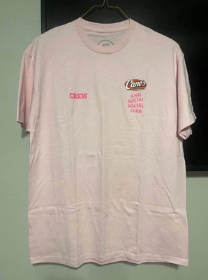 Camiseta Raising Canes X Anti Social Social Club Crew para hombre talla XL Foto 1 de 2