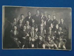 MUSICISTI _ FOTOGRAFIA D' EPOCA DI GRUPPO MUSICALE. - Picture 1 of 1