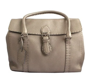 Fendi Selleria Silver Metal Flap Tote 26811383 - Picture 1 of 6