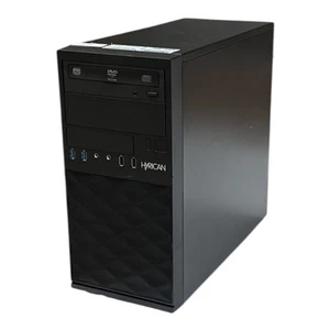 Hyrican PC mit ASUS Prime Q170M-C Intel G4560 3,5GHz 8GB 256GB SSD DVDRW - Bild 1 von 3