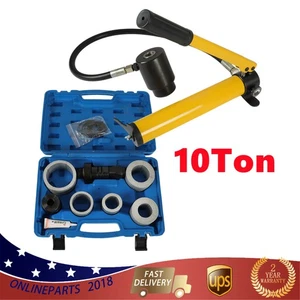 1 Set Hydraulic Exhaust Pipe Expander 10Tons Manual Tailpipe 1-5/8" to 4 1/4" - Picture 1 of 13