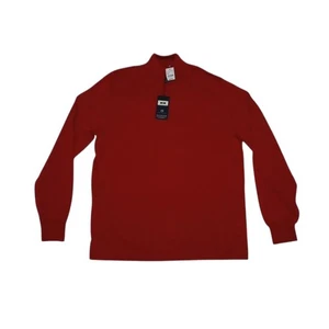 Maglione pullover uomo grande Joseph Abbound NUOVO CON ETICHETTE rosso misto lana merino - Foto 1 di 7