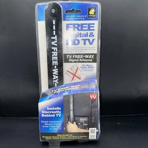 Free-Way Clear HD Television Portable Digital TV Antenna Sealed Box - Picture 1 of 8
