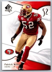 2009 SP Authentic Patrick Willis San Francisco 49ers #34 - Picture 1 of 2