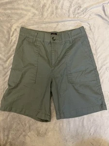Vintage Lee Womens Green Casual Cargo Shorts with Button Closure Green Shorts - Picture 1 of 6