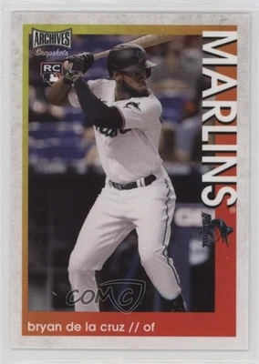 2022 Topps Archives Snapshots Bryan De La Cruz #48 Rookie RC - Image 1 of 2