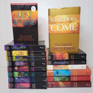 Left Behind Complete Series #1-16 HC/PB Book Lot Tim LaHaye Jerry B. Jenkins - Imagen 1 de 22
