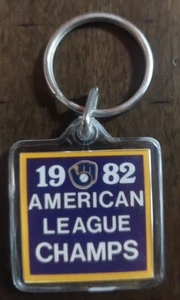 Milwaukee Brewers 1982 American League Champs Acrylic Key Ring Keychain Photo - Picture 1 of 3