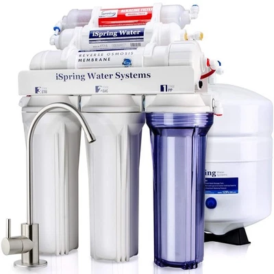 Alkaline 6-Stage Reverse Osmosis System pH+ Remineralization RO Water Filter US - Image 1 of 4