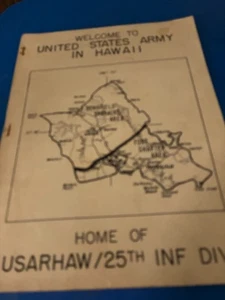 VINTAGE U.S. ARMY IN HAWAII WELCOME MANUAL. 25TH INF. div. AUTHORIZED EDITION - Bild 1 von 3