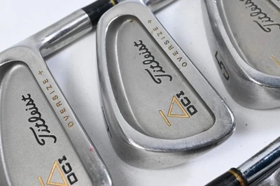 Titleist DCI Oversize+ Gold Irons / 3-9i+SW / Regular Flex Titleist TRI SPEC Sha - Image 1 of 4