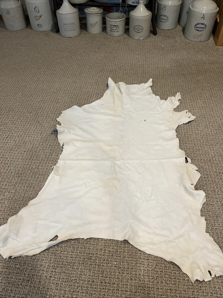 SADDLE DEERSKIN Leather Hide for Native Craft Buckskin Clothing Fringe Bag Pelt - Image 1 of 1