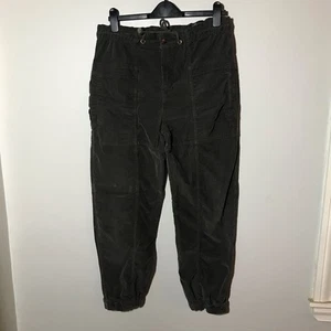 We the free Angelo charcoal grey S corduroy jogger oversized baggy elastic waist - Picture 1 of 11