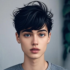 Layered Pixie Cut wigs 100% Human Hair Wig No Lace Machine Made Soft Wigs - Picture 1 of 6